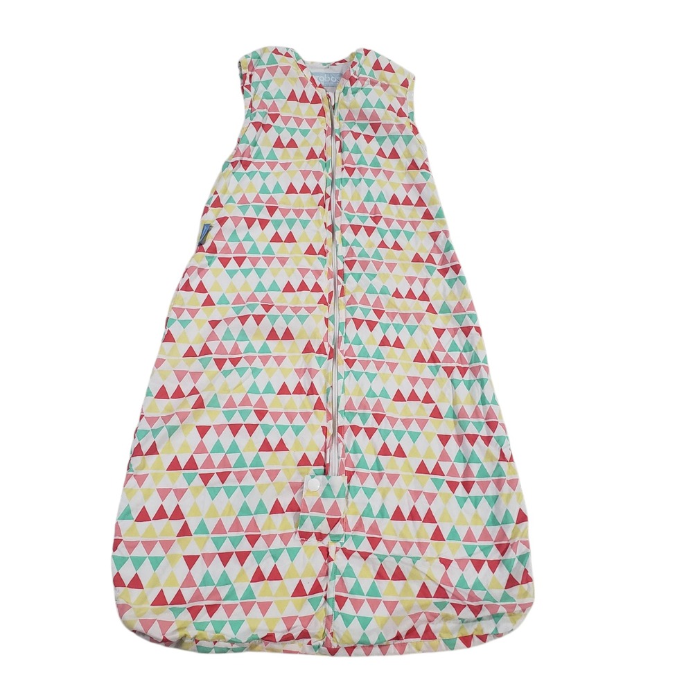 Grobag Sleep Sack Unisex Multicolor 6-18 Months Geometric Cotton Full Zip 32"